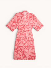 Load image into Gallery viewer, Bonnie & Neil Pink Petal Robe - French Flax Linen