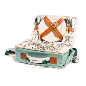 Business & Pleasure Co Picnic Set Rivie Green