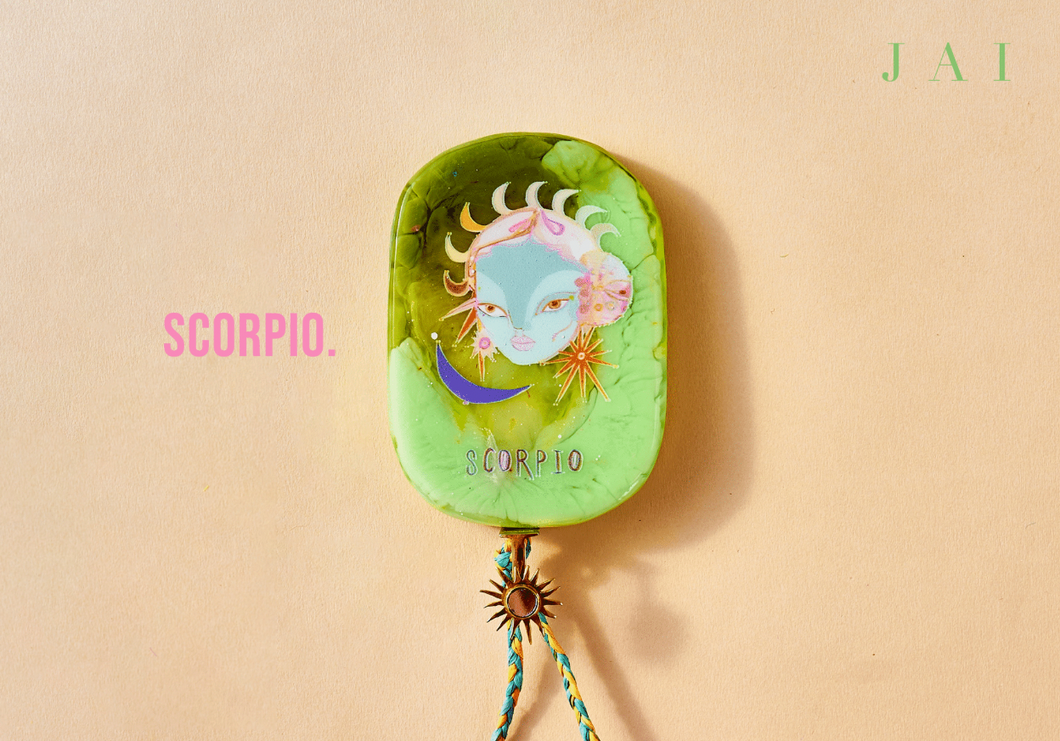 Jai Vasicek Scorpio Resin Starsign Tile