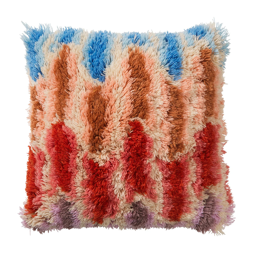 Sage & Clare Aloki Shag Cushion - Cinnamon