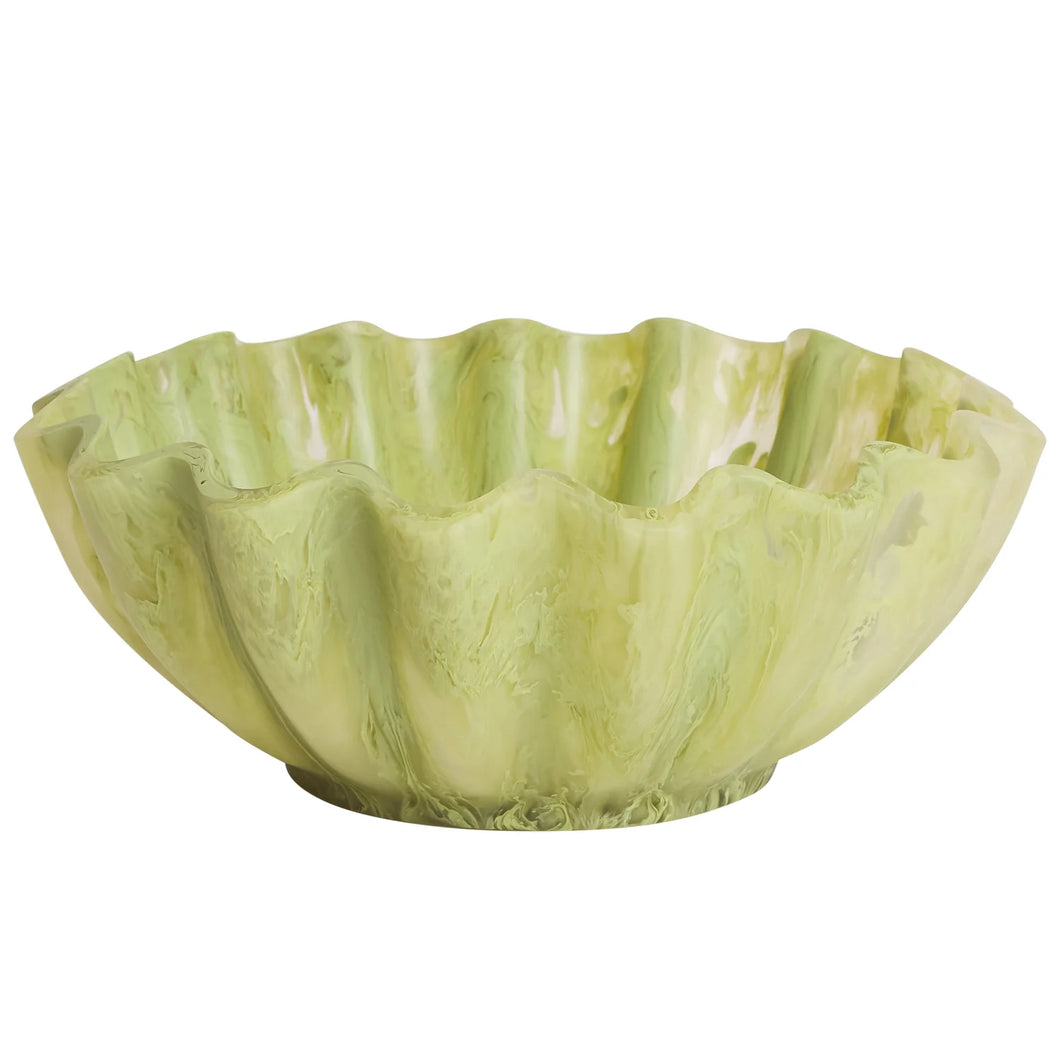 Sage & Clare Resin Venus Bowl - Pistachio