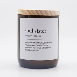 The Commonfolk Collective Quote Soy Candle - Soul Sister