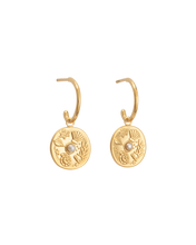 Load image into Gallery viewer, Kirstin Ash By The Sea Hoops (18K GOLD PLATED)
