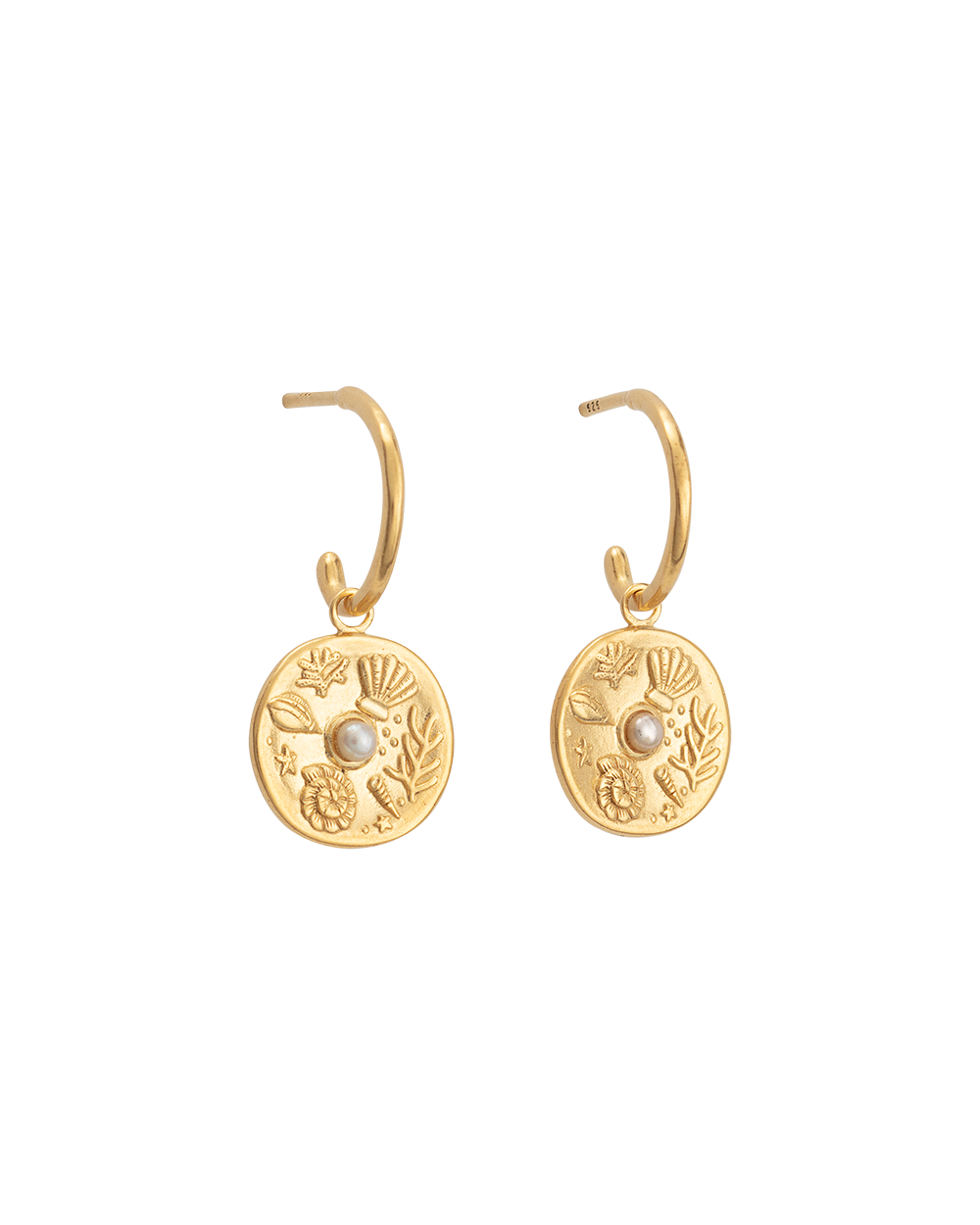 Kirstin Ash By The Sea Hoops (18K GOLD PLATED)