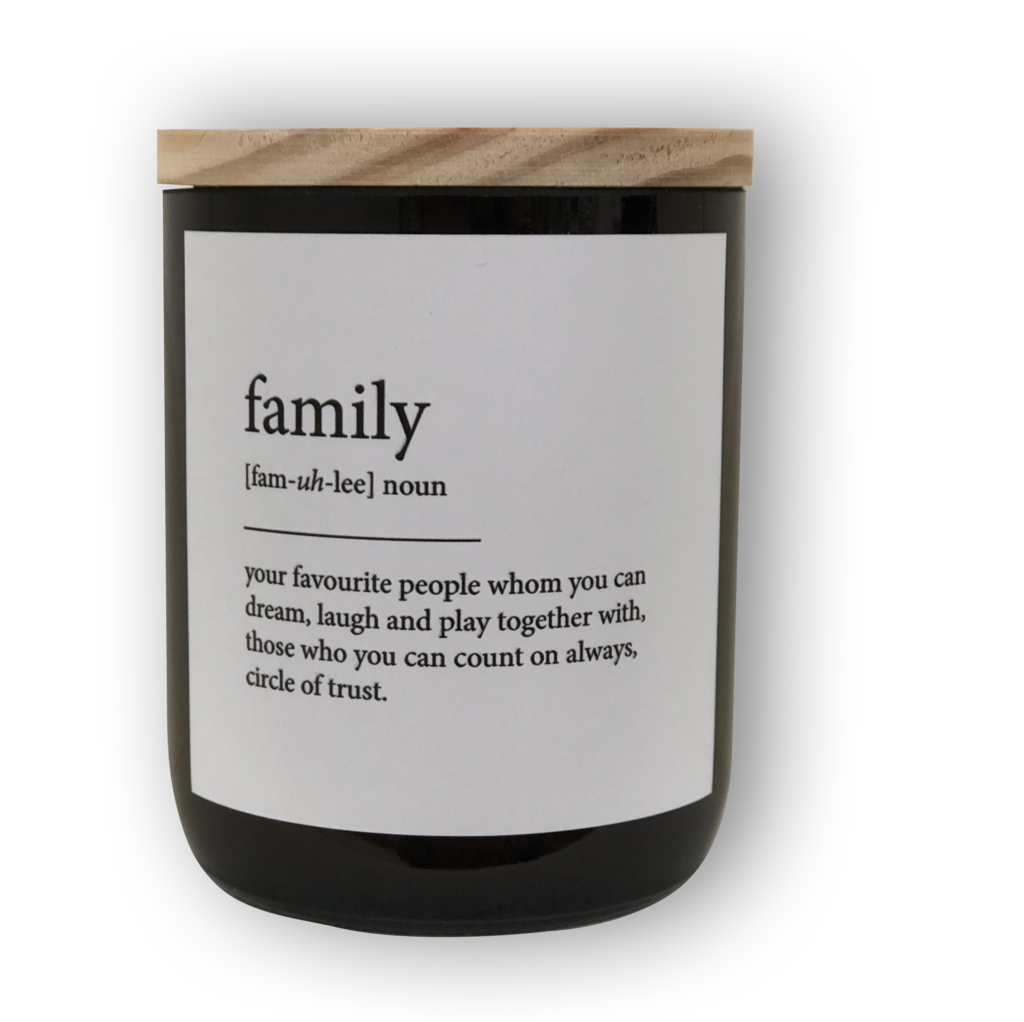 The Commonfolk Collective Quote Soy Candle - Family