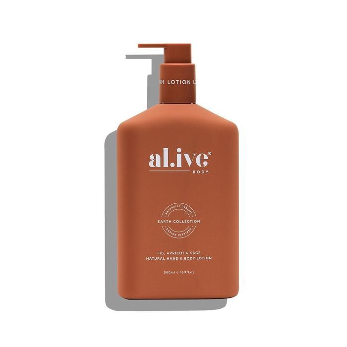 Al.ive Body HAND & BODY LOTION - Fig, Apricot & Sage