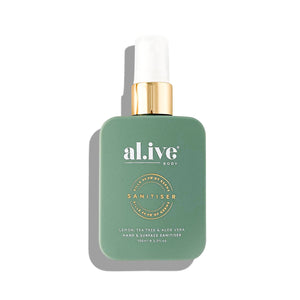 Al.ive Hand & Surface Sanitser Spray - Lemon, Tea Tree & Aloe Vera