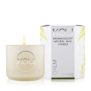 IKOU natural wax aromocology candle glass Calm