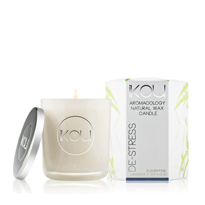 IKOU natural wax aromocolagy candle glass De Stress
