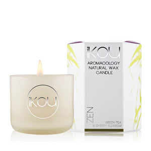 IKOU natural wax aromocology candle glass Zen