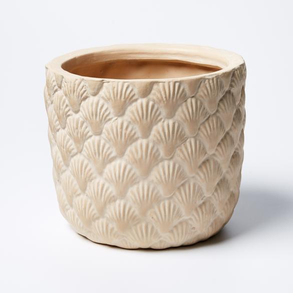 Shell Planter Taupe