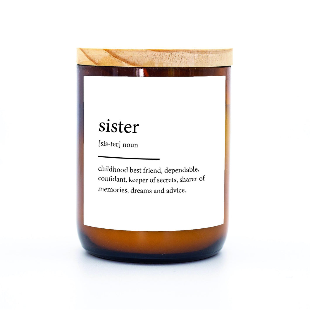 The Commonfolk Collective Quote Soy Candle - Sister